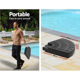 darrahopens Home & Garden > Shading Instahut 3M Umbrella with 48x48cm Base Outdoor Umbrellas Cantilever Sun Beach Garden Patio Grey