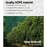 darrahopens Home & Garden > Shading Instahut 50% Sun Shade Cloth Shadecloth Sail Roll Mesh 3.66x20m 100gsm Green