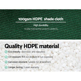 darrahopens Home & Garden > Shading Instahut 50% UV Sun Shade Cloth Shadecloth Sail Roll Mesh Garden Outdoor 3.66x30m Green
