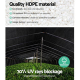 darrahopens Home & Garden > Shading Instahut 70% UV Sun Shade Cloth Shadecloth Sail Roll Mesh Garden Outdoor 3.66x30m Black