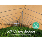 darrahopens Home & Garden > Shading Instahut 70% UV Sun Shade Cloth Shadecloth Sail Roll Mesh Outdoor 3.66x30m Beige