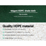 darrahopens Home & Garden > Shading Instahut 90% Sun Shade Cloth Shadecloth Sail Roll Mesh 3.66x10m 195gsm Green