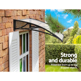 darrahopens Home & Garden > Shading Instahut DIY Window Door Awning Shade 1 x 2m - Transparent