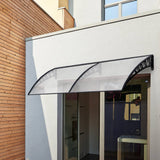 darrahopens Home & Garden > Shading Instahut DIY Window Door Awning Shade 1 x 2m - Transparent
