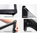 darrahopens Home & Garden > Shading Instahut DIY Window Door Awning Shade 1 x 2m - Transparent