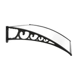 darrahopens Home & Garden > Shading Instahut DIY Window Door Awning Shade 1 x 2m - Transparent