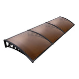 darrahopens Home & Garden > Shading Instahut DIY Window Door Awning Shade 1 x 3m - Brown