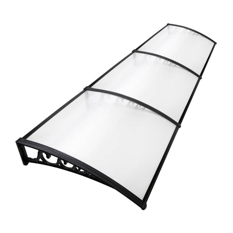 darrahopens Home & Garden > Shading Instahut DIY Window Door Awning Shade 1 x 3m - Transparent