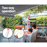 Darrahopens Home & Garden > Shading Instahut Folding Arm Awning Motorised Outdoor Pearl Retractable 4X2.5M
