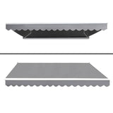 Darrahopens Home & Garden > Shading Instahut Folding Arm Awning Motorised Outdoor Pearl Retractable 4X2.5M
