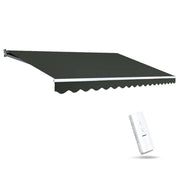 Darrahopens Home & Garden > Shading Instahut Folding Arm Awning Motorised Retractable Outdoor Sunshade 5X3M