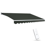 Darrahopens Home & Garden > Shading Instahut Folding Arm Awning Motorised Retractable Outdoor Sunshade 5X3M