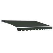 Darrahopens Home & Garden > Shading Instahut Folding Arm Awning Outdoor Awning Retractable Canopy 3Mx2.5M Grey
