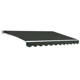 Darrahopens Home & Garden > Shading Instahut Folding Arm Awning Outdoor Awning Retractable Canopy 3Mx2.5M Grey