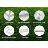 Darrahopens Home & Garden > Shading Instahut Gazebo 3x3 Outdoor Marquee Gazebos Wedding Party Camping Tent 4 Wall Panels