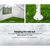 Darrahopens Home & Garden > Shading Instahut Gazebo 3x3 Outdoor Marquee Gazebos Wedding Party Camping Tent 4 Wall Panels