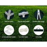 Darrahopens Home & Garden > Shading Instahut Gazebo 3x6 Outdoor Marquee Gazebos Wedding Party Camping Tent 4 Wall Panels