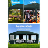 Darrahopens Home & Garden > Shading Instahut Gazebo 3x6 Outdoor Marquee Gazebos Wedding Party Camping Tent 4 Wall Panels