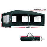 Darrahopens Home & Garden > Shading Instahut Gazebo 3x6 Outdoor Marquee Gazebos Wedding Party Camping Tent 4 Wall Panels