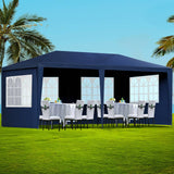 Darrahopens Home & Garden > Shading Instahut Gazebo 3x6 Outdoor Marquee Gazebos Wedding Party Camping Tent 6 Wall Panels