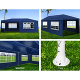 Darrahopens Home & Garden > Shading Instahut Gazebo 3x6 Outdoor Marquee Gazebos Wedding Party Camping Tent 6 Wall Panels