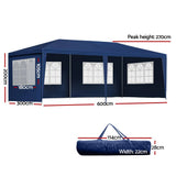 Darrahopens Home & Garden > Shading Instahut Gazebo 3x6 Outdoor Marquee Gazebos Wedding Party Camping Tent 6 Wall Panels