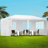 darrahopens Home & Garden > Shading Instahut Gazebo 3x6 Outdoor Marquee Side Wall Party Wedding Tent Camping White