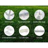 darrahopens Home & Garden > Shading Instahut Gazebo 3x6 Outdoor Marquee Side Wall Party Wedding Tent Camping White