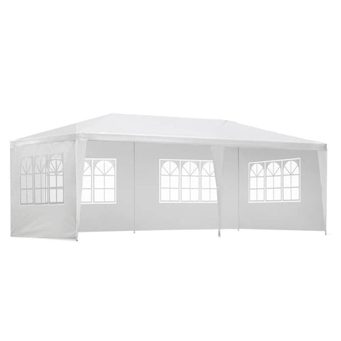 darrahopens Home & Garden > Shading Instahut Gazebo 3x6 Outdoor Marquee Side Wall Party Wedding Tent Camping White