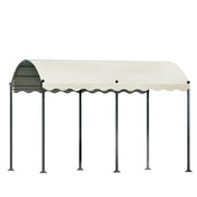 Darrahopens Home & Garden > Shading Instahut Gazebo 4x3m Party Marquee Outdoor Wedding Event Tent Iron Art Beige