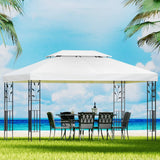 Darrahopens Home & Garden > Shading Instahut Gazebo 4x3m Party Marquee Outdoor Wedding Event Tent Iron Art White