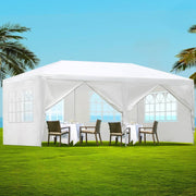 Darrahopens Home & Garden > Shading Instahut Gazebo Outdoor Marquee Wedding Gazebos Party Tent Camping White 3x6m