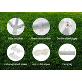 Darrahopens Home & Garden > Shading Instahut Gazebo Outdoor Marquee Wedding Gazebos Party Tent Camping White 3x6m