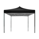 Darrahopens Home & Garden > Shading Instahut Gazebo Pop Up Marquee 3x3 Outdoor Tent Folding Wedding Gazebos Black