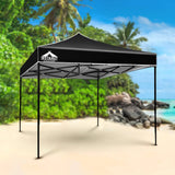 darrahopens Home & Garden > Shading Instahut Gazebo Pop Up Marquee 3x3 Outdoor Wedding Base Pod Kit Black