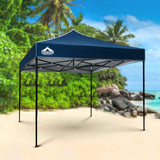 darrahopens Home & Garden > Shading Instahut Gazebo Pop Up Marquee 3x3 Outdoor Wedding Base Pod Kit Navy
