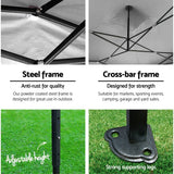 darrahopens Home & Garden > Shading Instahut Gazebo Pop Up Marquee 3x3 Outdoor Wedding Base Pod Kit White