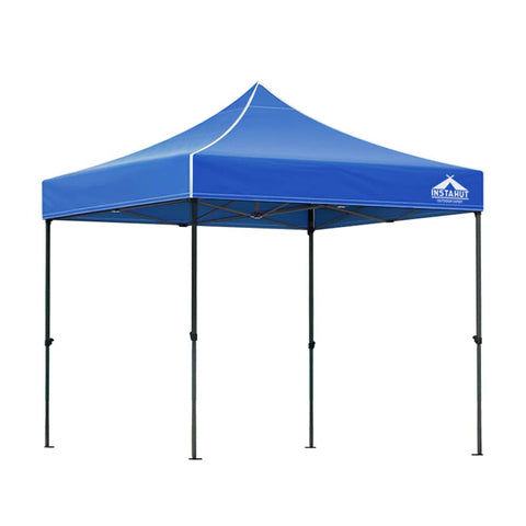 Darrahopens Home & Garden > Shading Instahut Gazebo Pop Up Marquee 3x3 Outdoor Wedding Gazebos Base Pod Kit Blue