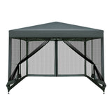 Darrahopens Home & Garden > Shading Instahut Gazebo Pop Up Marquee 3x3 Wedding Side Mesh Wall Outdoor Gazebos Grey