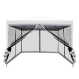 Darrahopens Home & Garden > Shading Instahut Gazebo Pop Up Marquee 3x3 Wedding Side Mesh Wall Outdoor Gazebos White