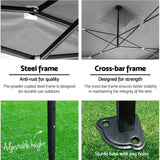 darrahopens Home & Garden > Shading Instahut Gazebo Pop Up Marquee 3x3m Folding Wedding Tent Gazebos Shade Blue