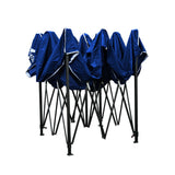 darrahopens Home & Garden > Shading Instahut Gazebo Pop Up Marquee 3x3m Folding Wedding Tent Gazebos Shade Blue