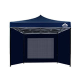 darrahopens Home & Garden > Shading Instahut Gazebo Pop Up Marquee 3x3m Folding Wedding Tent Gazebos Shade Navy