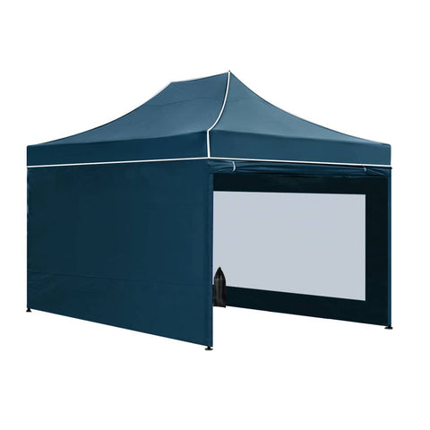 Darrahopens Home & Garden > Shading Instahut Gazebo Pop Up Marquee 3x4.5 Folding Wedding Tent Gazebos Shade Navy