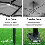 darrahopens Home & Garden > Shading Instahut Gazebo Pop Up Marquee 3x4.5 Outdoor Wedding Gazebos Base Pod Kit Black