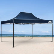 darrahopens Home & Garden > Shading Instahut Gazebo Pop Up Marquee 3x4.5m Outdoor Tent Folding Wedding Gazebos Navy
