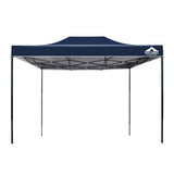 darrahopens Home & Garden > Shading Instahut Gazebo Pop Up Marquee 3x4.5m Outdoor Tent Folding Wedding Gazebos Navy