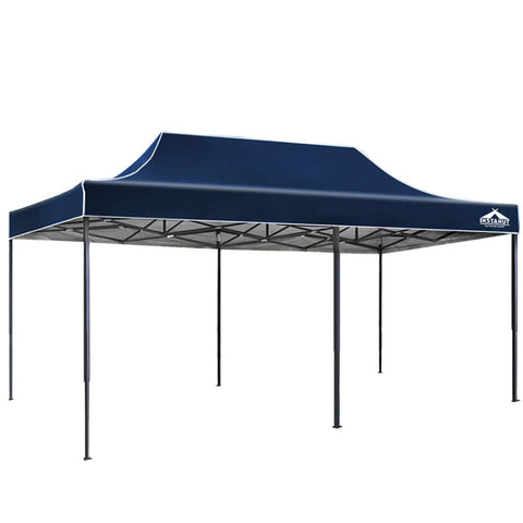 darrahopens Home & Garden > Shading Instahut Gazebo Pop Up Marquee 3x6 Outdoor Wedding Base Pod Kit Navy