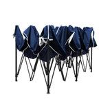 darrahopens Home & Garden > Shading Instahut Gazebo Pop Up Marquee 3x6m Outdoor Tent Folding Wedding Gazebos Navy
