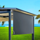 Darrahopens Home & Garden > Shading Instahut Outdoor Blind Privacy Screen Roll Down Awning Canopy Window 2.4X2.5M